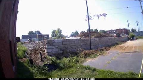 Retaining Wall Time Lapse - Verti-Block Storage Facility Lexington, Ky