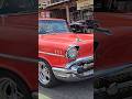 1957 Chevy BelAir cruising downtown western town car show