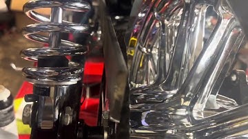 Harley Davidson FXR chain conversion alignment check