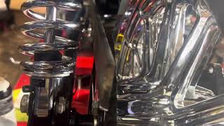 Harley Davidson FXR chain conversion alignment check