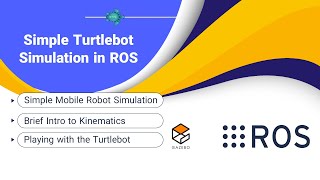 Simple Turtlebot Simulation in ROS | ROS 101 | ROS Tutorials for Beginners | Lesson 3