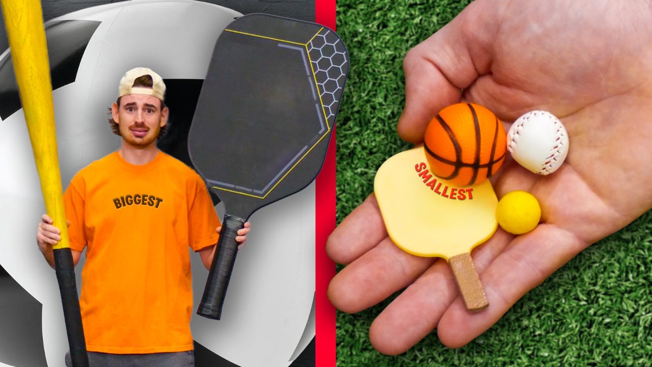 We Played the World's Biggest Vs. Smallest Version of Every Sport