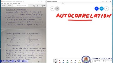 Autocorrelation  - Detection and remedial measures