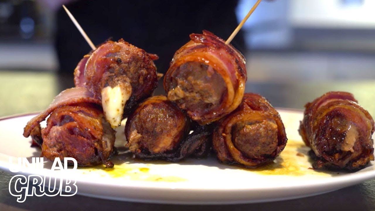 meatballs don't starve Cheesy Bacon Meatball Bombs