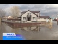 Талые воды затопили посёлок Кирпичный