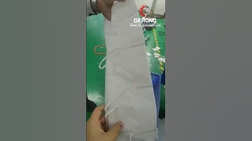 3D KN95 N95 mask automatic making machine commissioning debugging video