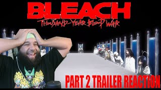 ROUND TWO ON THE WAY! | Bleach Thousand Year Blood War Arc Part 2 Trailer Reaction