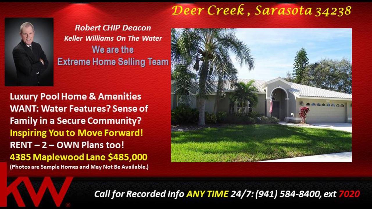 3BR Home in Palmer Ranch Deer Creek 34238 near Pineview School YouTube