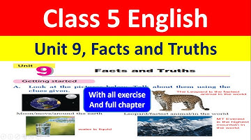 Class 5 English, Unit 9, 