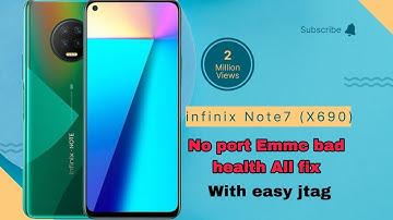 Infinix Note7 (X690) Dead recover | No port only charging light