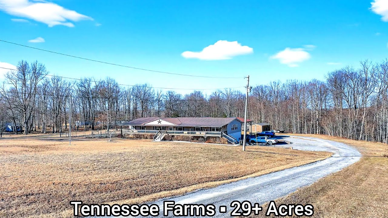 Tennessee Farms For Sale | 29+Acres | Creek | Tennessee Real Estate | Gas HVAC | Log Homes For Sale