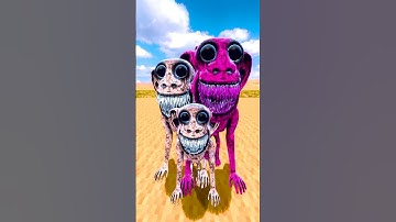 SIZE COMPARISON ALL ZOONOMALY MONSTERS IN PLATFORM Garry