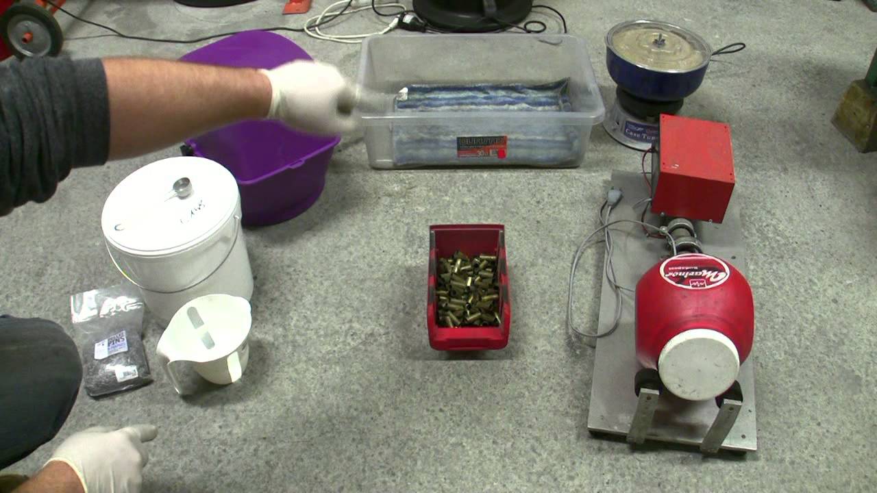 Wet tumbling brass with stainless steel pins part I / II English YouTube