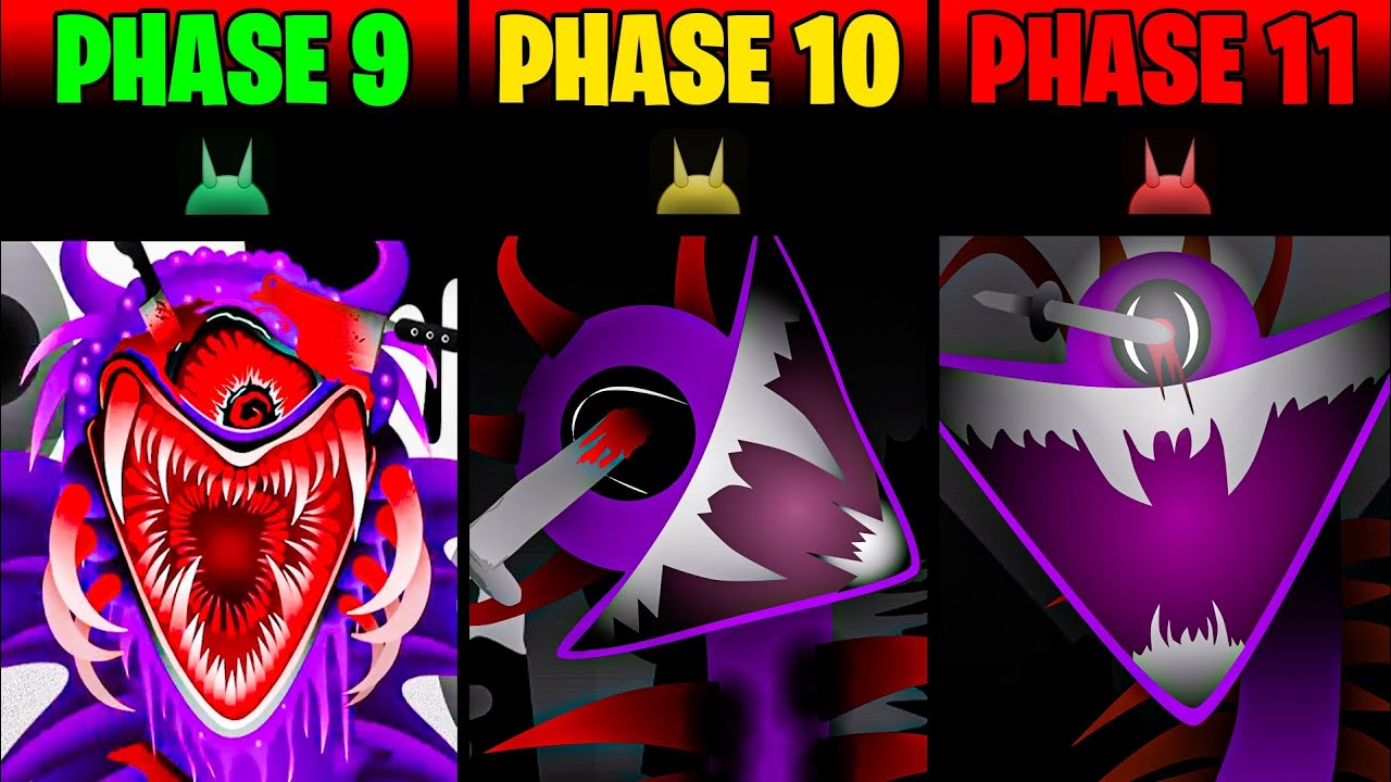 Incredibox Sprunki in Phase 13 VS Phase 10 VS New Phase 9 (New Mod)