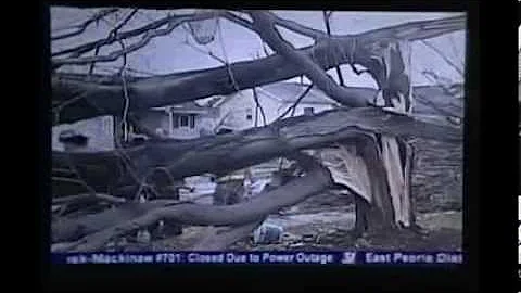 Pekin Tornado Clip 1 from WMBD 31 News at Ten 11/17/2013