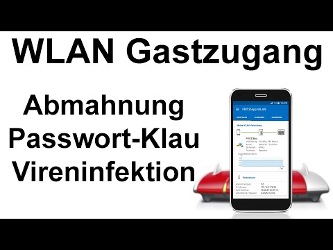 WLAN Gastzugang schützt vor Viren, Passwortklau und P2P Abmahnungen! - FritzBox Gast WLAN