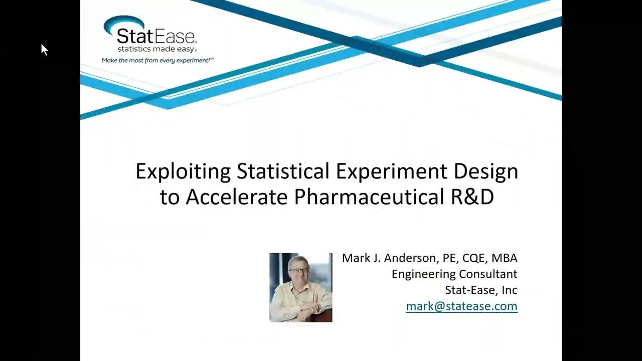 Exploiting Statistical Experiment Design to Accelerate Pharmaceutical R&D