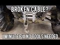 How to Fix a Broken Winch Cable