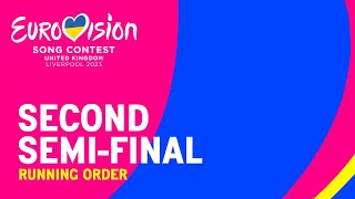 OFFICIAL REVEAL: Second Semi-Final Running Order - Eurovision Song Contest 2023