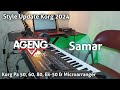 Samar  karaoke korg microarranger live recording