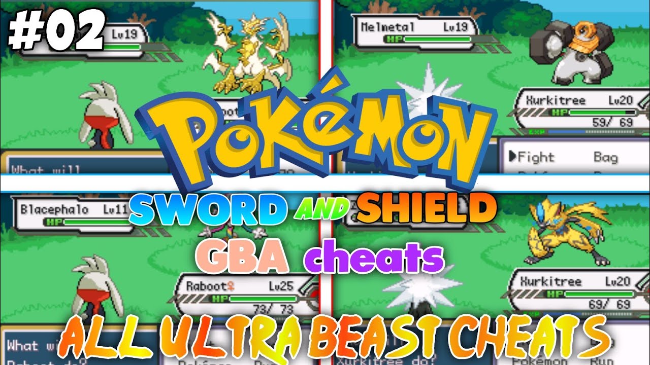 Pokemon Sword And Shield Ultimate All Pokemon Cheats Legendary Ultra Beasts  And Many More 