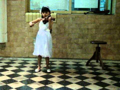 Violin Suzuki Minuet 2 Bach -Micaela Segovia