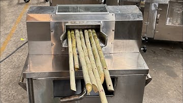 Máy ép mía Công Nghiệp chuyên ép nấu mật động cơ 5Hp Điện 380V | Video chi tiết máy ép mía nấu mật