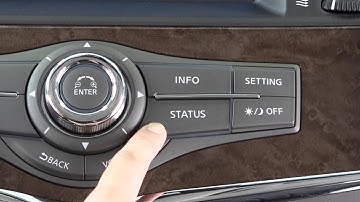 2016 Infiniti QX80 - Control Panel and Touch Screen Overview