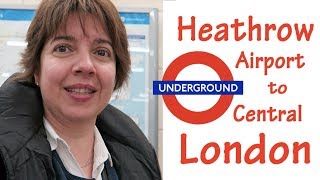 Taking the Underground - Heathrow Airport (Terminal 2) to Central London: Flight FRA-LHR: Part 2