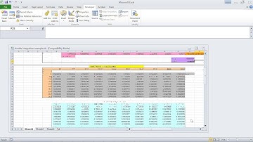 2D numerical integration in Excel Worksheet