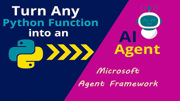 3. Verander je Python-code snel in een AI-agent met behulp van het Agent Framework van Microsoft 🔧