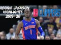 Reggie Jackson 2019-20 Pistons Highlights | Clippers!