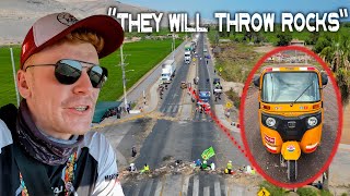 Download Lagu Blocked by a DANGEROUS Highway Protest in Peru 🇵🇪 | S3, EP39 MP3 Download Lagu Blocked by a DANGEROUS Highway Protest in Peru 🇵🇪 | S3, EP39 MP3