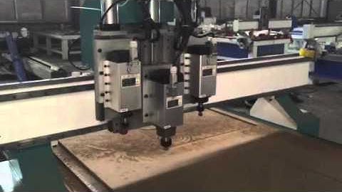 automatic cnc router machine ,pneumatic three spindle