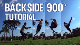 [TUTORIAL] Backside 900 / BS9 / POP Tornado / POP Round Kick - Progressive Tricking