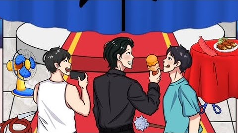 tricky twist level 74 Help them open the curtains