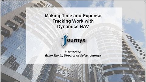 Making Time and Expense Tracking Work with Dynamics NAV