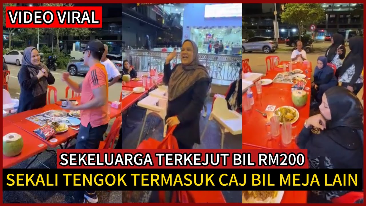 KECOH‼️SALAH MASUK BIL MEJA LAIN🔴SEKALI TENGOK APA BERLAKU💢