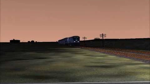 [MSTS/Open Rails] Amtrak #3 Near Barstow, CA