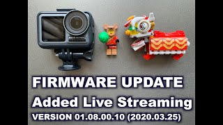 Osmo Action Firmware Update v01.08 | How to do YouTube Facebook live stream | Lego 80104 Lion Dance by 360TechBrews 199 views 4 years ago 10 minutes, 45 seconds