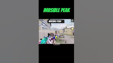 Invisible Peak Trick | PUBG MOBILE / BGMI #shorts