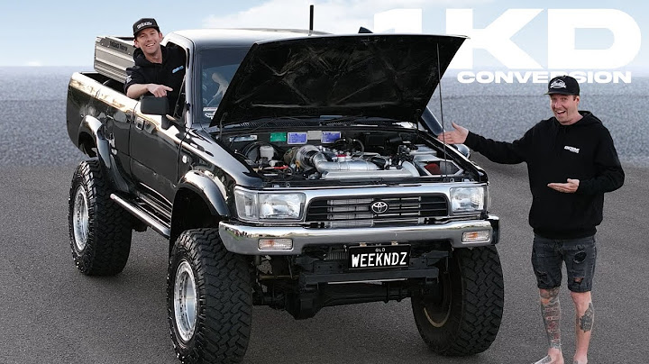 I put the NEW Hilux Motor in my LN106 (1KD Conversion)