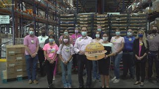 Harvest Hope gets donation of 15,000 pounds of bread and chicken