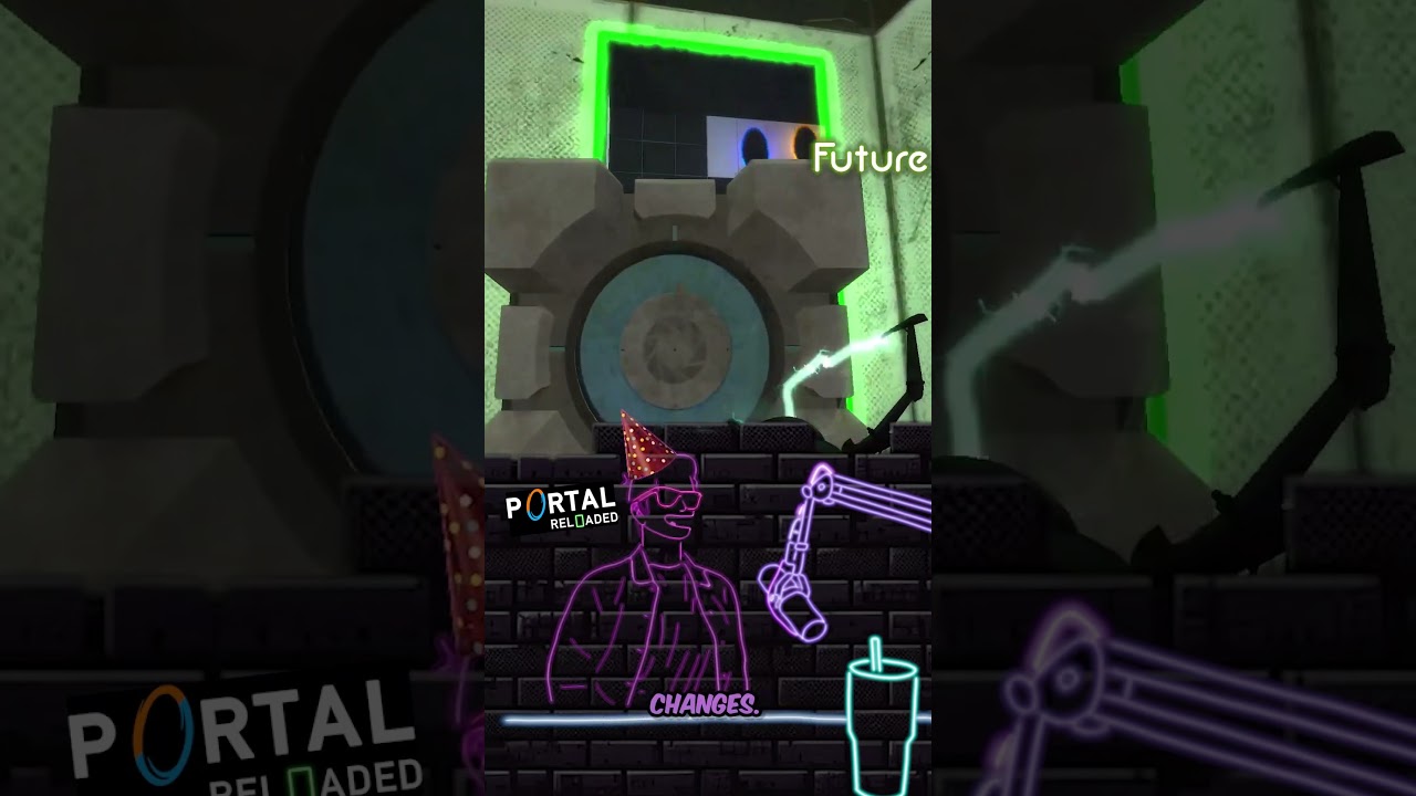 Just Simple Time Travel #timetravel #portal2 #portalreloaded #portal #vtuberen #gameplay