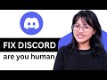 How To Fix Discord Are You Human Verification Loop Safe Easy 2025 Tutorial