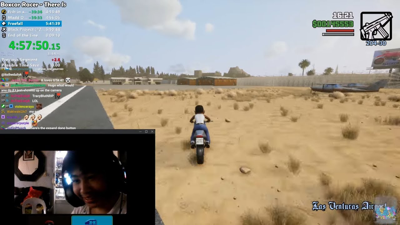 GTA San Andreas DE Big Heads Speedrun Part 2 Waki at the end - Hugo_One ...