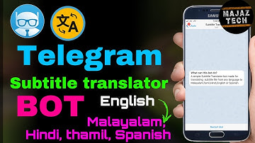 How to convert subtitles to different languages|Subtitel translator BOT| Multiple language subtitles