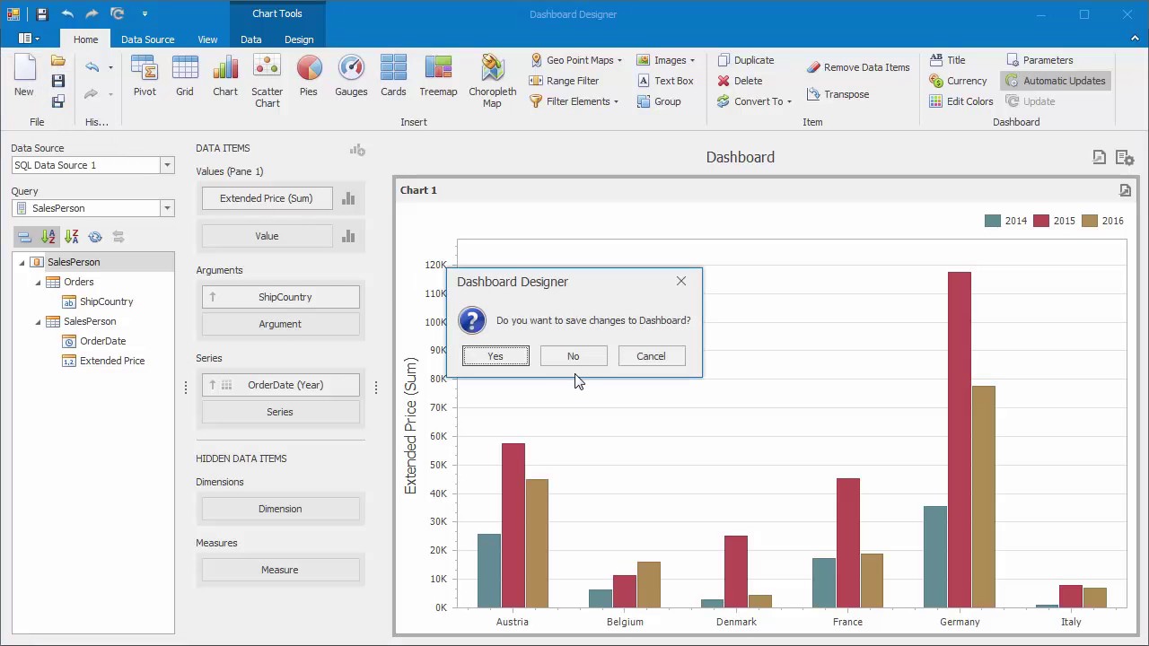 Devexpress Pie Chart Data Binding