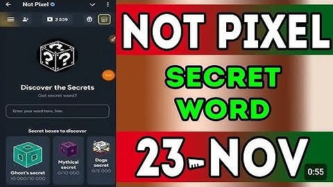 NOT PIXEL SECRET CODE #notpixel #crypto #cryptocurrency MahiVlog96
