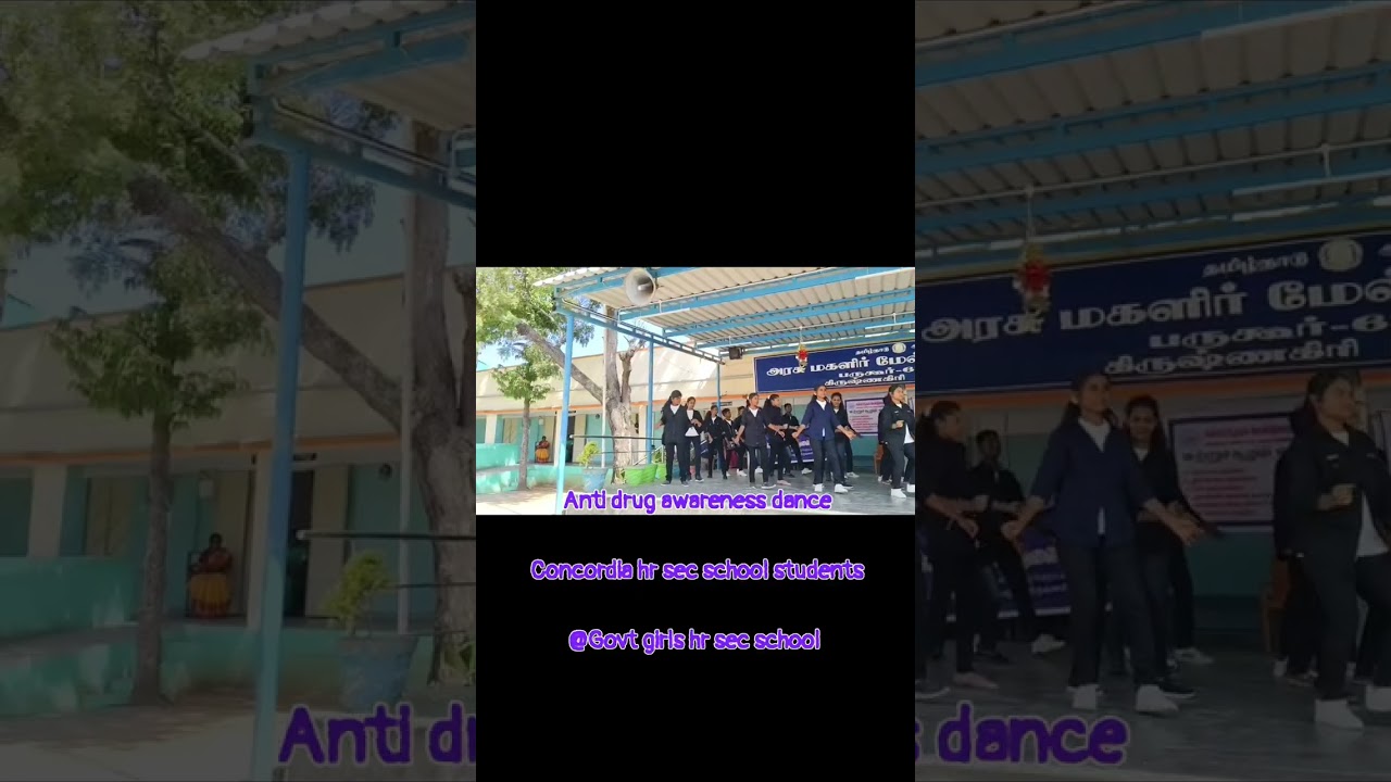 Anti drug awareness dance by Concordia hr  Sec School students @ Govt girls hr sec school.